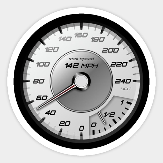 Speedometer Sticker by Motor World